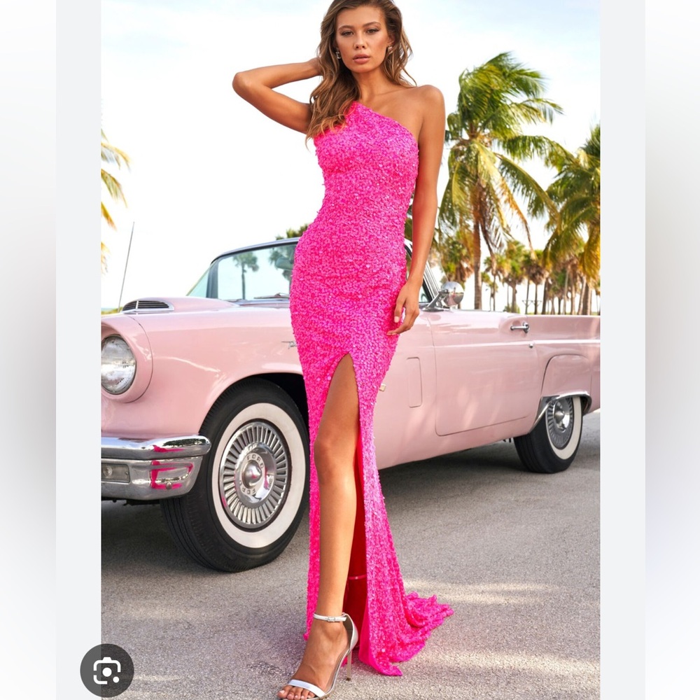 SHERRI HILL Green Dress 54330